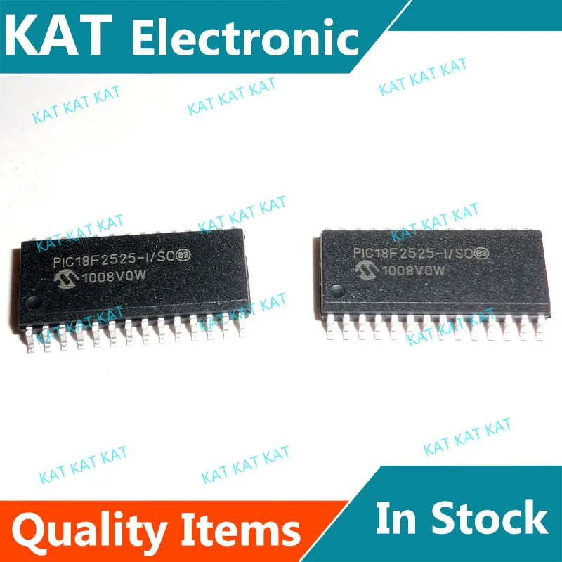 Microcontroladores de Flash mejorados PIC18F2525-I/SO PIC18F2525 SOP28, tecnología a/d y nanoWatt de 10 bits, 1 unidad por lote