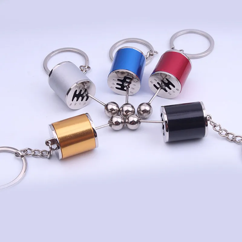 Metal AntiStress toy Creative Car 6 Speed Gearbox Gear Fidget Toy  Keyring Shift Racing Tuning Model Novelty Car Toy