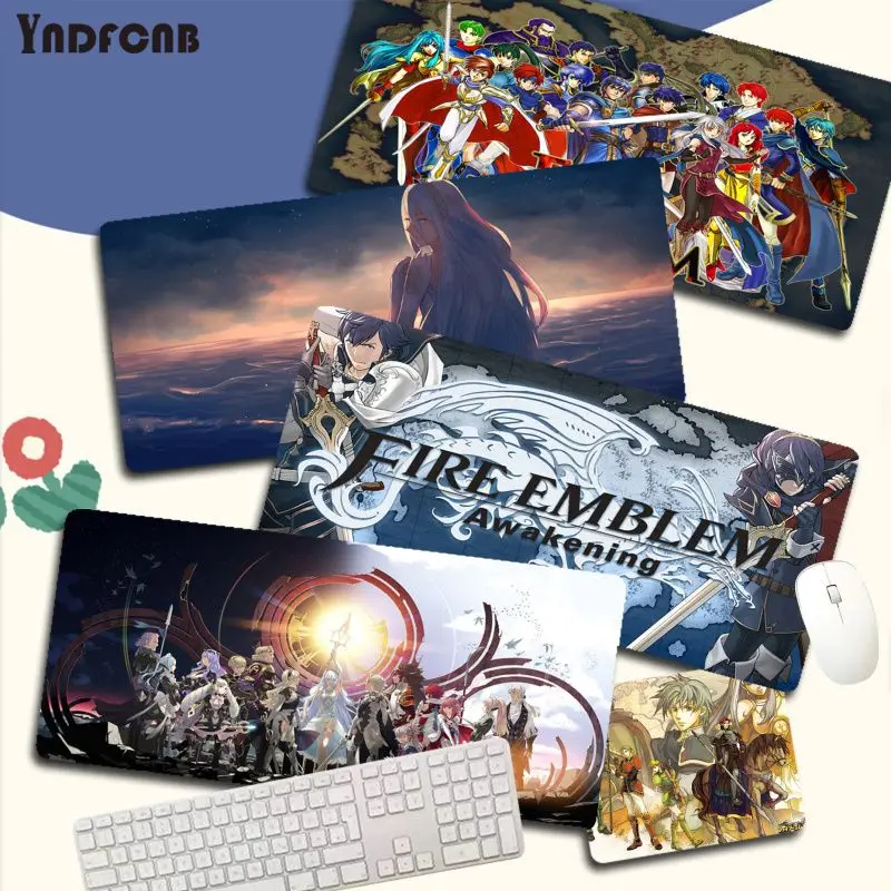 

YNDFCNB Fire Emblem Cute gamer play mats Mousepad Size for Small Mousepad mouse pad Keyboard Deak Mat for Cs Go LOL