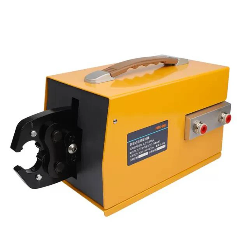 Pneumatic Type Terminal Crimping Machine 6~95mm2 Air Crimper Die Set Air Terminals Cable Wire Crimp Tools