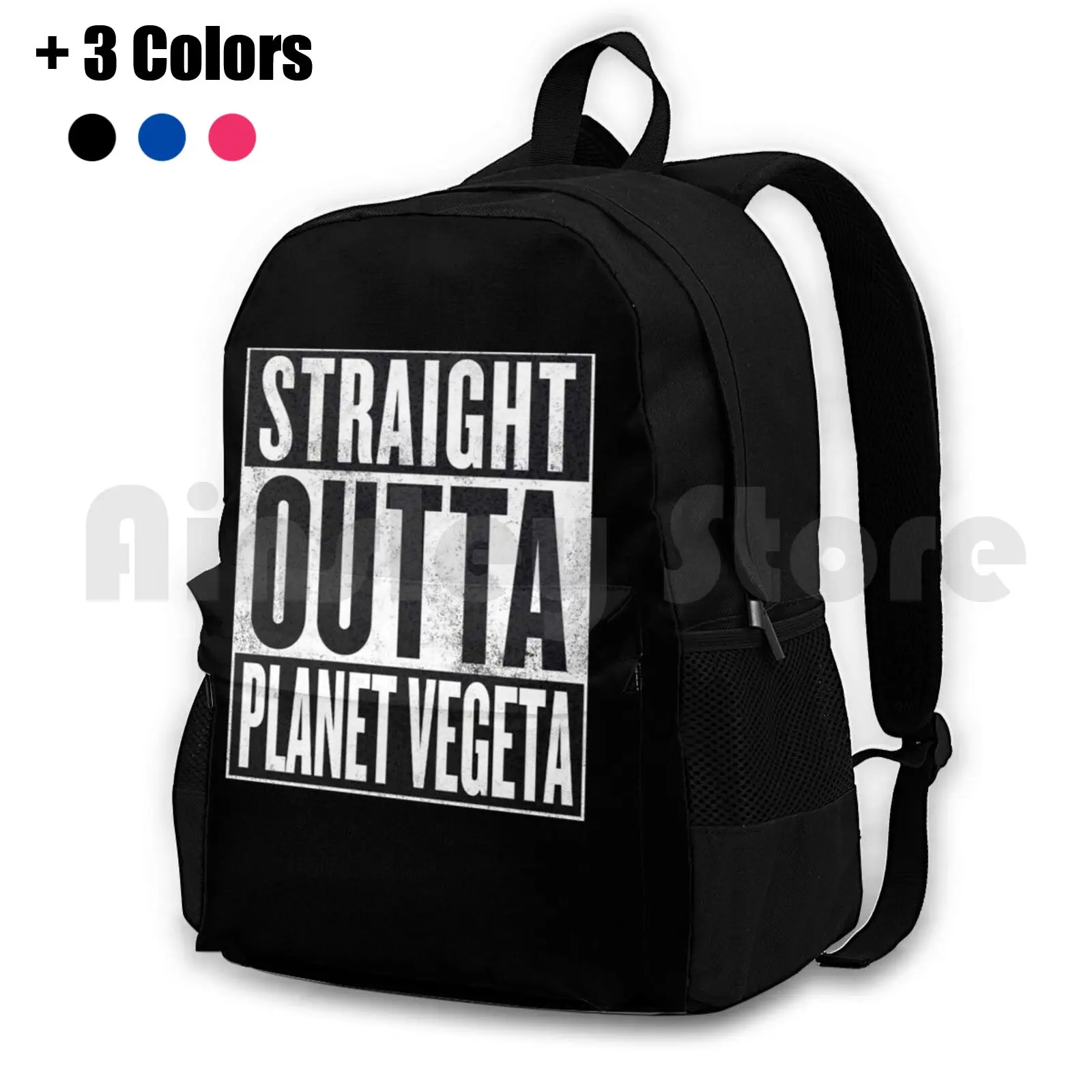 Straight Outta Planet-Z Outdoor Hiking Backpack Riding Climbing Sports Bag Meme Straight Outta Namek