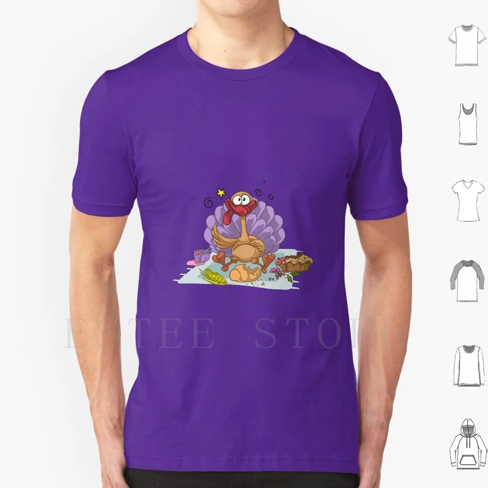 Turkey T Shirt Cotton Men DIY Print Turkey Animal Bird Farm Wild Funny Cute Smile Happy Smiling Big Turkey Turkey Character