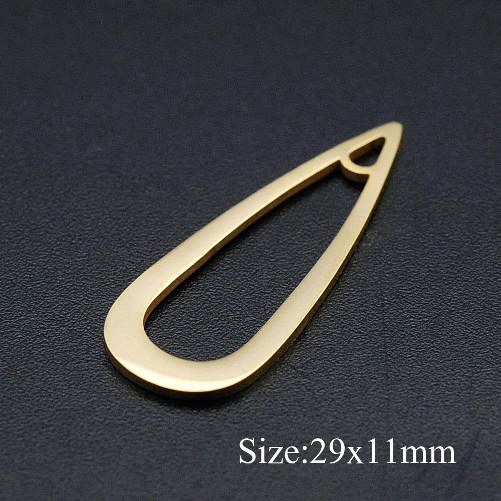 10pcs/lot 316 Stainless Steel Different Geometric DIY Earring Connectors Findings Charm Pendant Wholesale  OEM Order Accepted