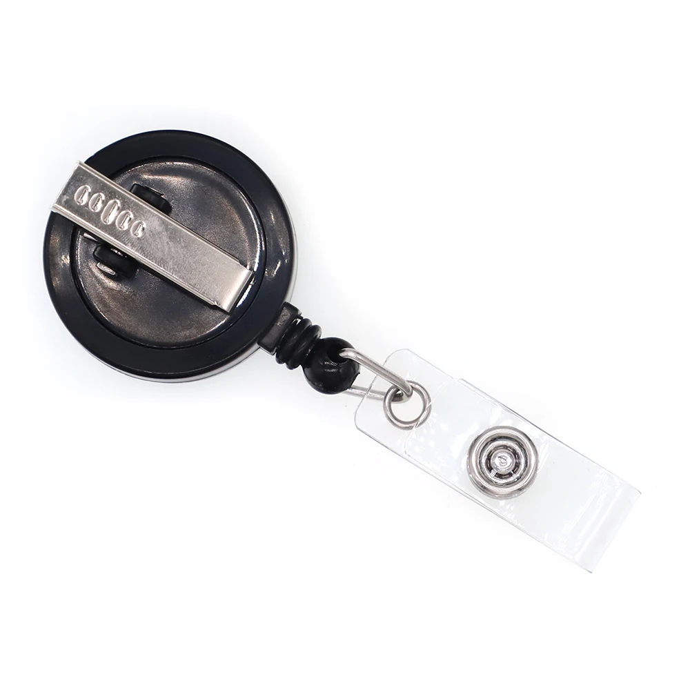 Wholesale Rhinestone Enamel Hospital Doctor/Nurse Retractable ID Badge Holder Reel for Nurse Accessories