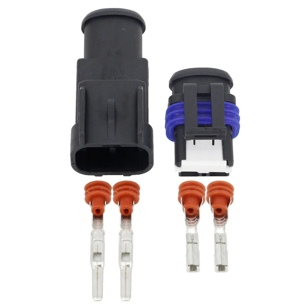 2 Pin Waterproof Connector Plug Automotive Plug With Terminal DJ7026-2.8-11/21 Special Nozzle