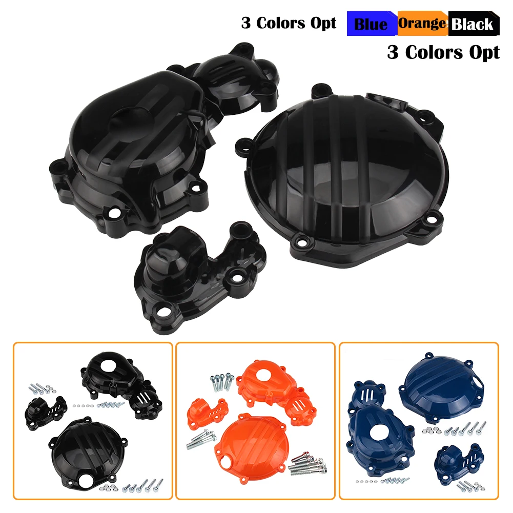 Motorcycle Water Pump Cover Clutch Cover For KTM SXF SXF250 SXF350 XCF250 XCF350 FC250 FC350 FE250 FE350 2021 Ignition Protector