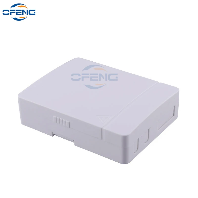 

4 port Fiber Optic Termination Protection box ABS Material Junction box panel Wall Mount panel panel FTTH desk box customized