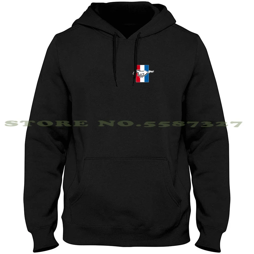 Ford Mustang Logo Streetwear Sport Hoodie Sweatshirt Usa Automobile Car Gt500 Gt350 Shelby Carrol