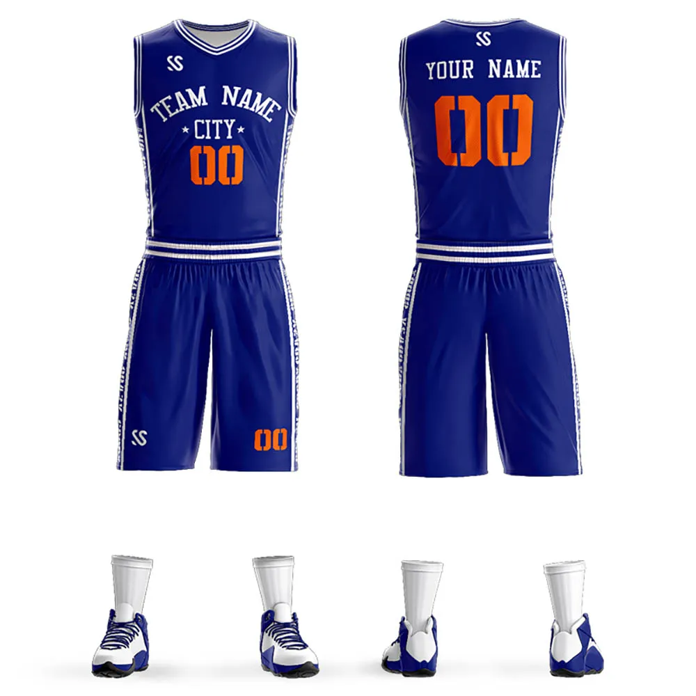 Custom Personalize Basketball Jerseys Printed Name Number Quick-Drying Adult/Kids Training Sports Outdoor