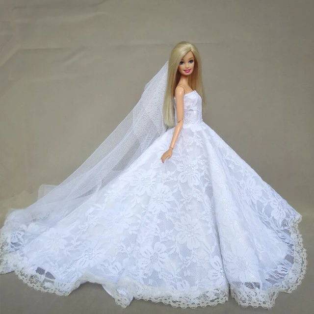 Robe fashion de mariee barbie