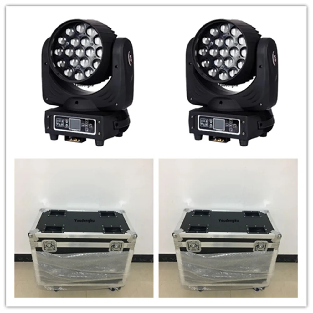 

4pcs with flycase 19*12w rgbw 4in1 clay paky sharpy beam led moving head light bee eye zoom LED wash moving head for sale
