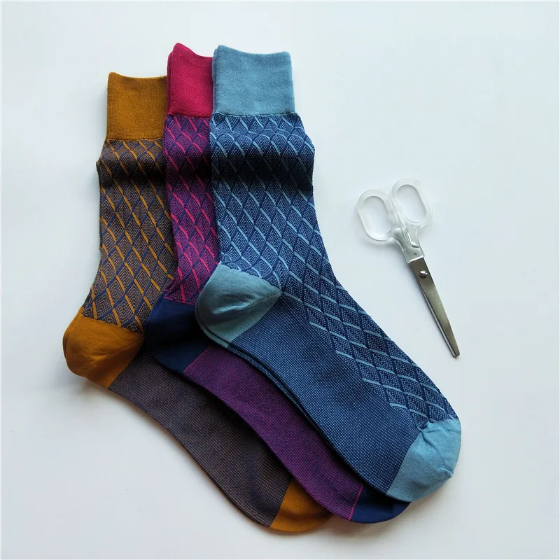 Men Socks Business Dress Socks Exotic Formal Dress Cotton Socks Suit Men Daily Wear Dress Socks Sexy Fashion Accessories Socks