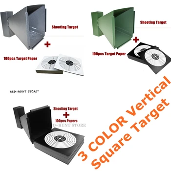 Balle de fronde pour la chasse, 100 pièces, papiers cible 14x14 DulVertical carré Airsoft odor, accessoires de tir, nouveau