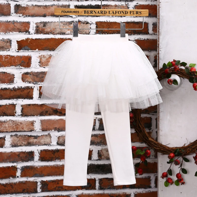 Spring Summer Girls Pants Children Clothing Skirt Leggings Cotton Pencil Baby Tutu Pants Toddler Trousers LZ718