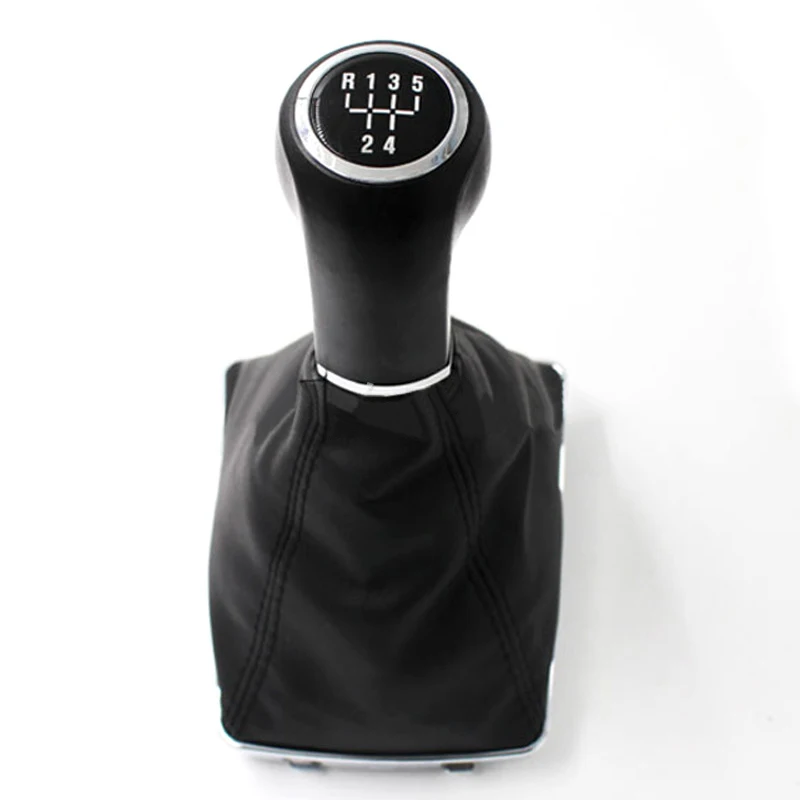 For OPEL ASTRA VECTRA 2005-2010 Leather Gear Shift Knob 5 Speed 6 Speed Manual Gearbox Handles Gear shifter knobs Cover