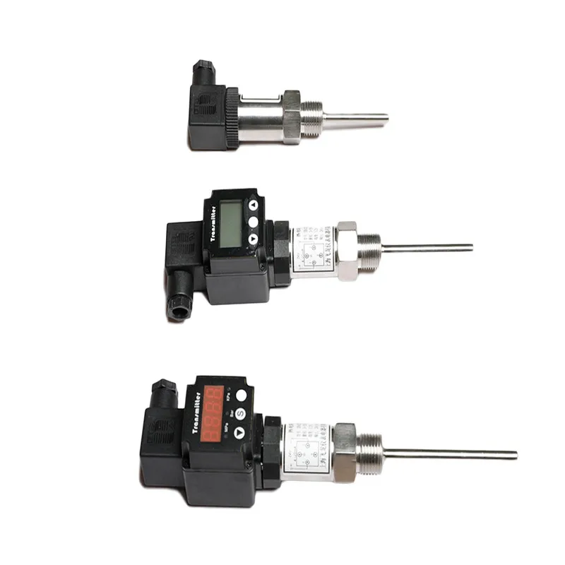 

Integrated Temperature Transmitter Sensor Plug-in DC 4-20mA PT100 Thermal Resistance Depth 50MM 200MM