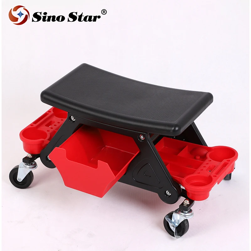 SCCD01 New Design Car Detailing Stool Chair Mobile Rolling Seat Creeper for Mechanics & Detailers