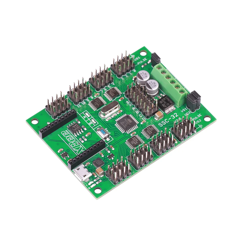 SSC32-V2.5 32ch Servo Controller multicanale con interfaccia USB XBEE Fit PC MAC LINUX per Hexapod Spider e robot Biped