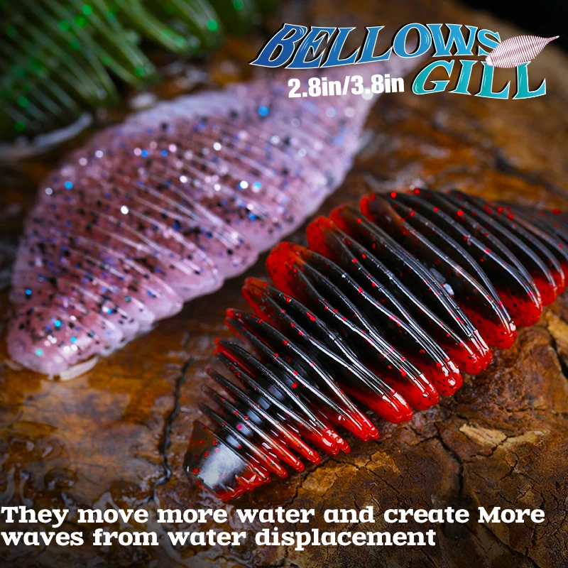 Vinilo Tsurinoya Trilobite 2.8/3.8 – Señuelo blando para pesca