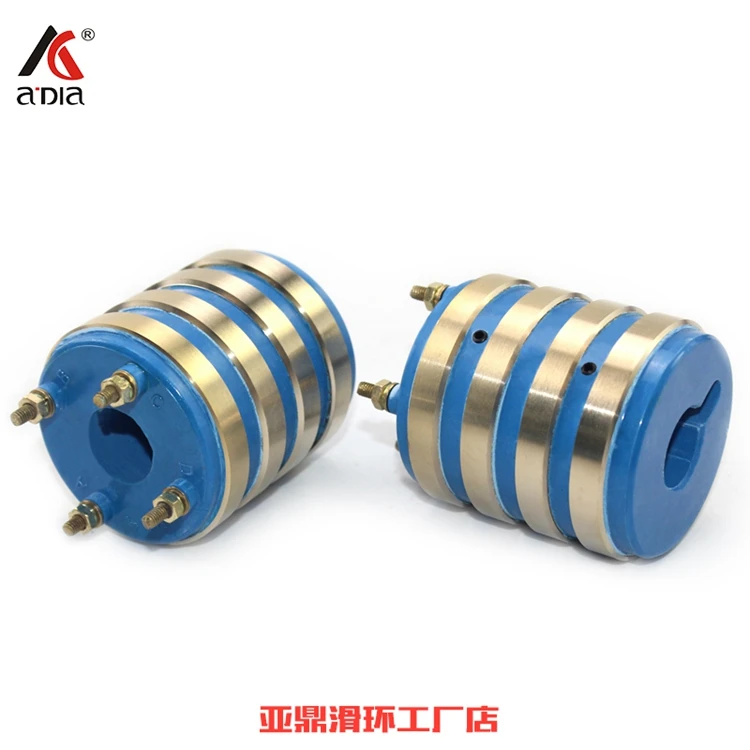 Generator Collector Ring Wear-resisting Conductive Slip Ring 220V Carbon Brush Copper Ring Resin Insulated 380V Bus-ring