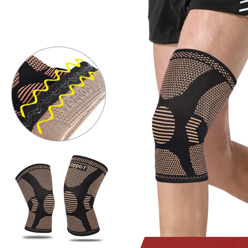 

1PCS Fitness Running Cycling Knee Sport Compression Knee Pad Sleeve for Basketball Volleyball Support Braces Elastic Knee Pads