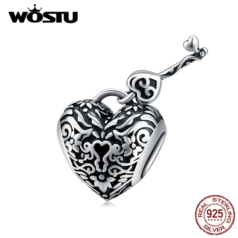 WOSTU 100% 925 Sterling Silver Magico Cappello Pendenti e Ciondoli Zircone Misura Branelli Bracciale Originale Del Pendente Festa di Compleanno del