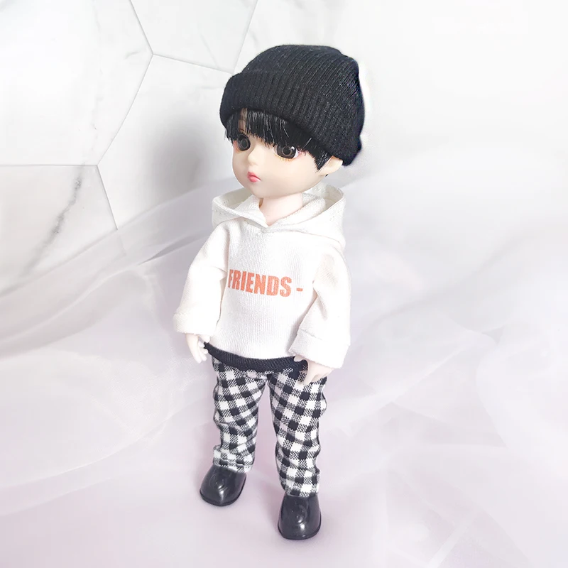 Street Dance of China Wang Yibo Hoodie Star 16cm Figure Doll Toy The Untamed Handwork Sa PX