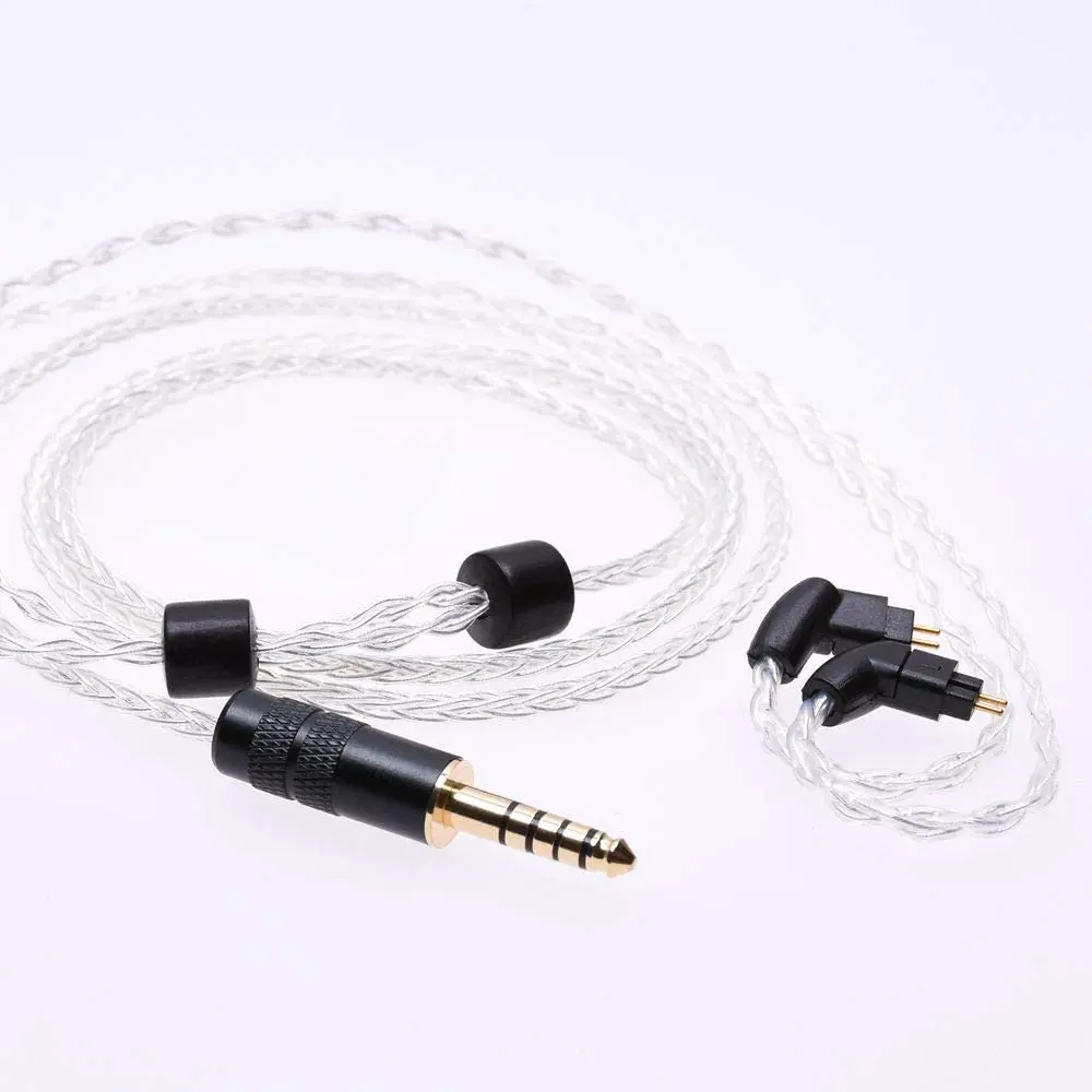 

GAGACOCC 8 Cores Hi-end 5N PCOCC Silver Plated Headphone Upgrade Cable 0.78mm for UM ES2 UE18 UE11 UE10 UE5