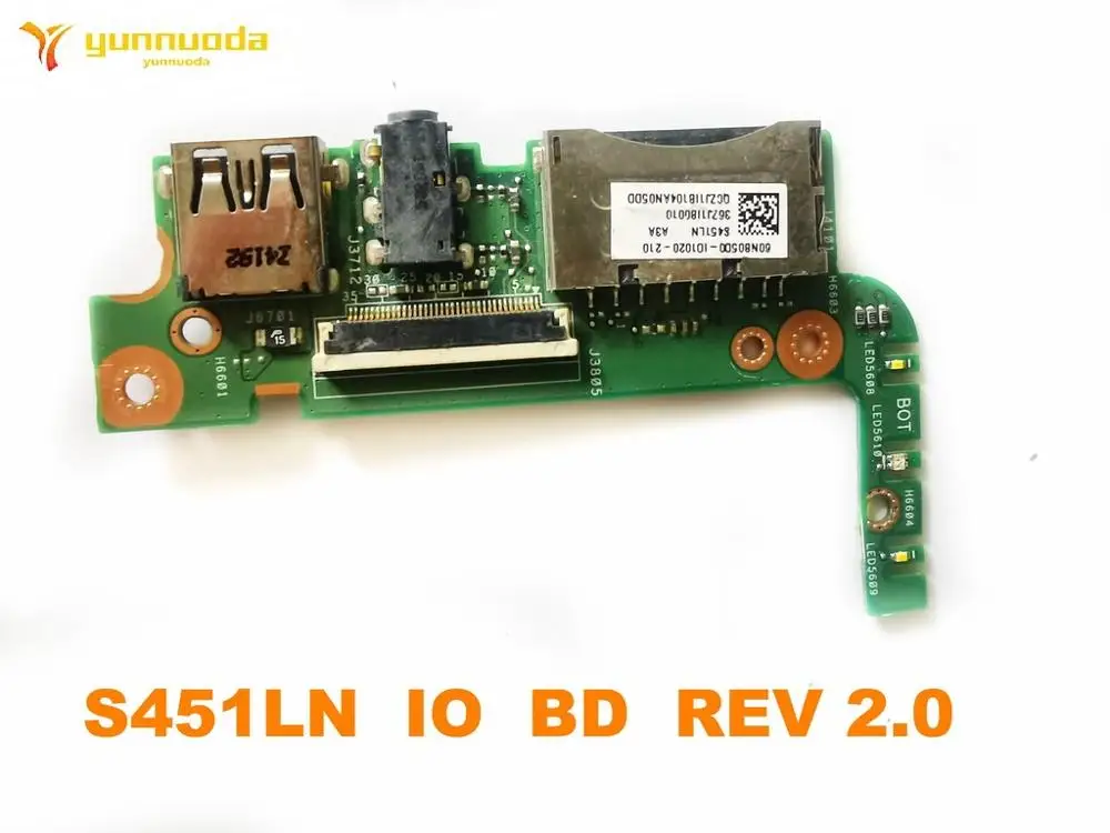 Original for ASUS S451LN USB BOARD S451LN  IO  BD  REV 2.0  tested good free shipping