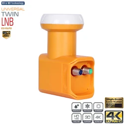 Récepteur de Satellite numérique HD universel LNB DVB S/S2, Gain élevé, faible bruit, 0.3db, double bande KU, pour télévision