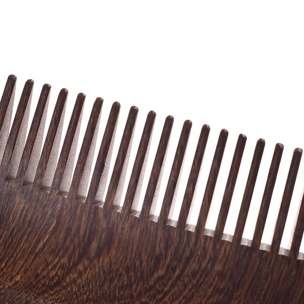 Peine de madera Antiestático de bolsillo de sándalo hecho a mano, cepillo para el pelo, barba y bigote, accesorios de peinado para el cabello, nuevo