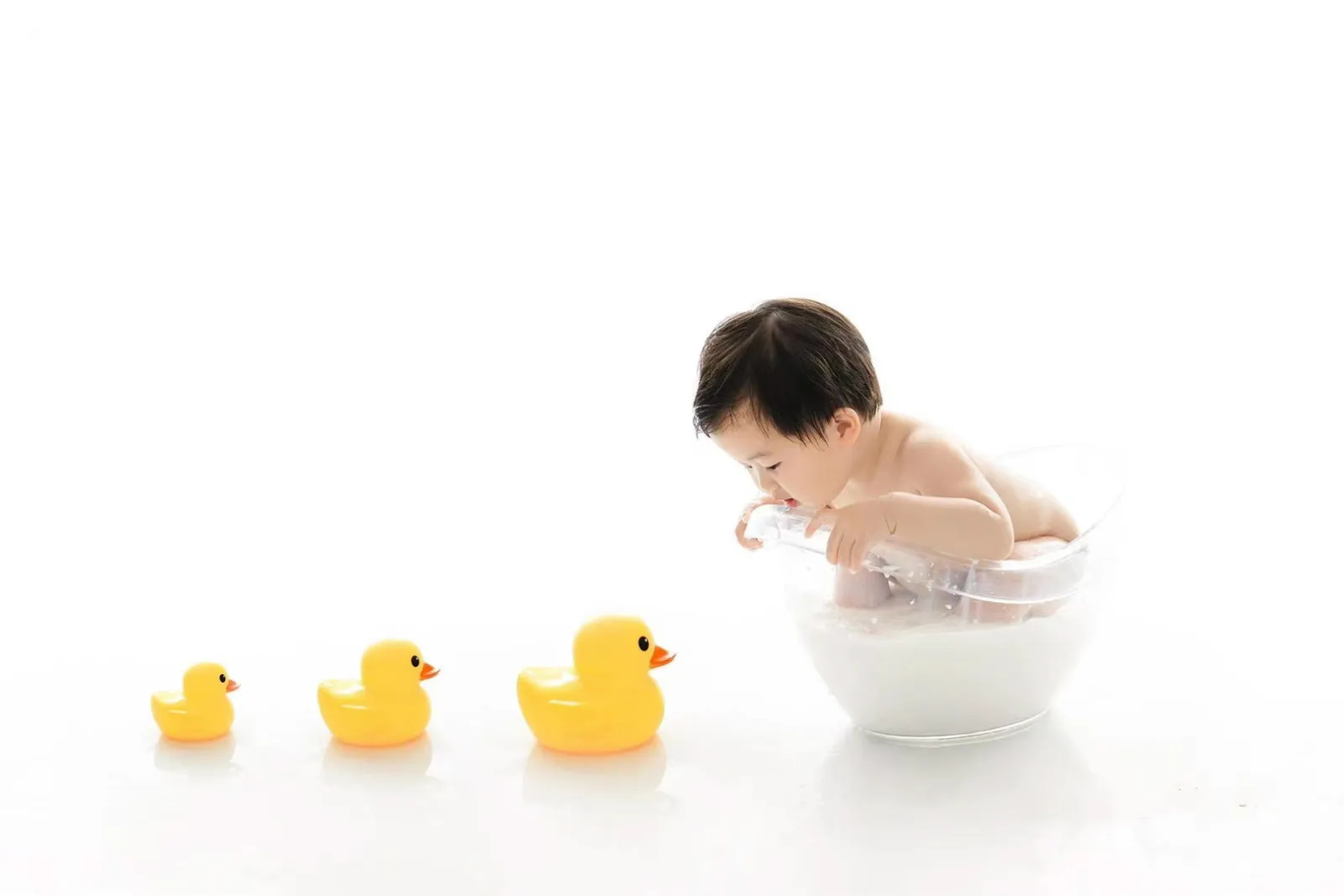 Newborn Photography Props The New Bath Crock Clear Bathtub Baby Photo Shooting Accessoes Posing Container