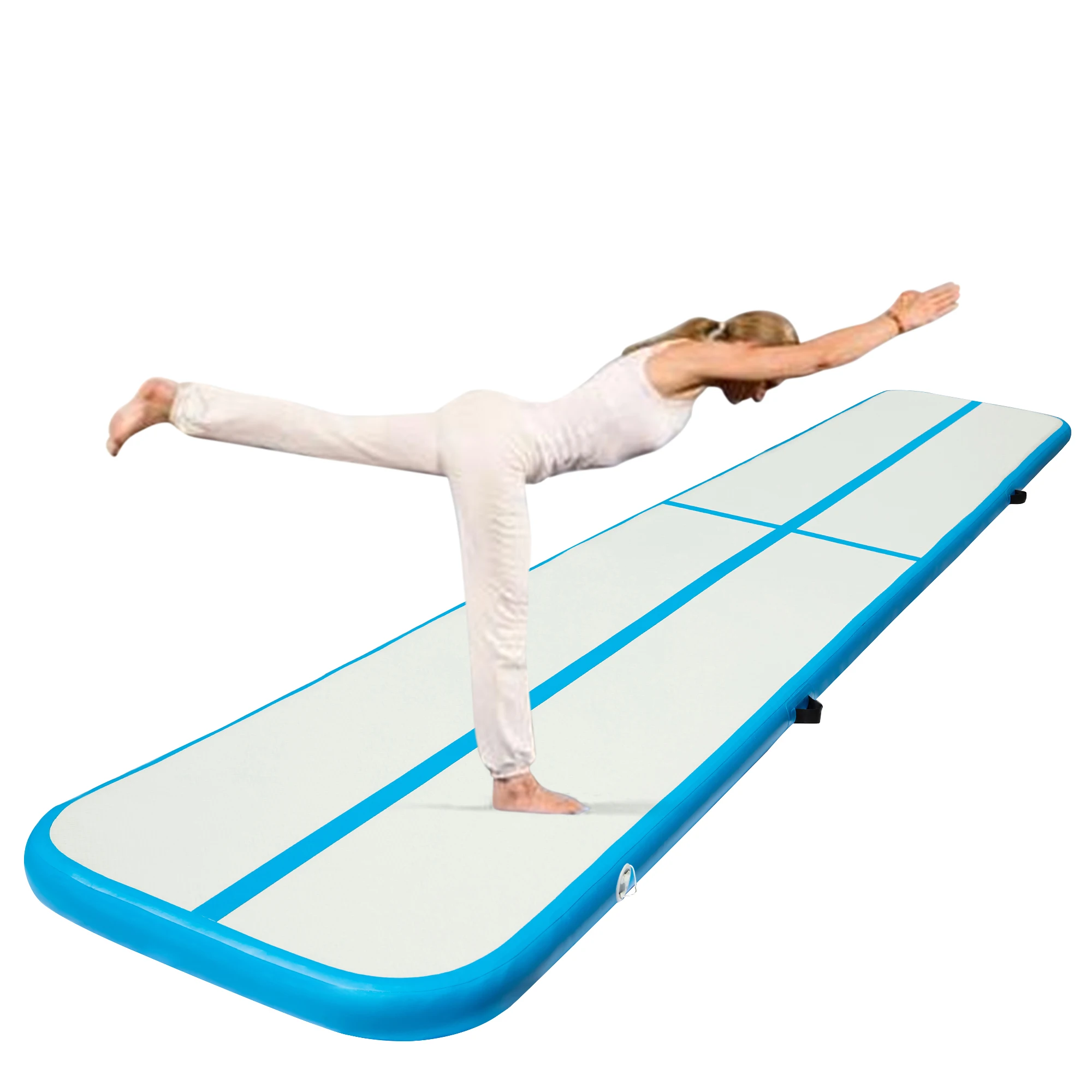 6m 7m 8m Pista Gonfiabile Ginnastica Materasso Palestra Tumble Airtrack Uso del Pavimento Per L'allenamento Yoga Tumbling wrestling