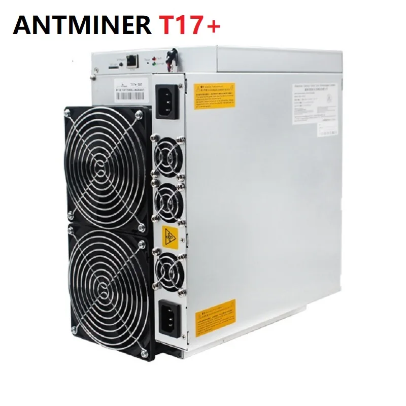 Bitmain Antminer T17 + 58T 64T ارتفاع معدل التجزئة SHA-256 3200 واط Asic T17 زائد عامل منجم مع امدادات الطاقة