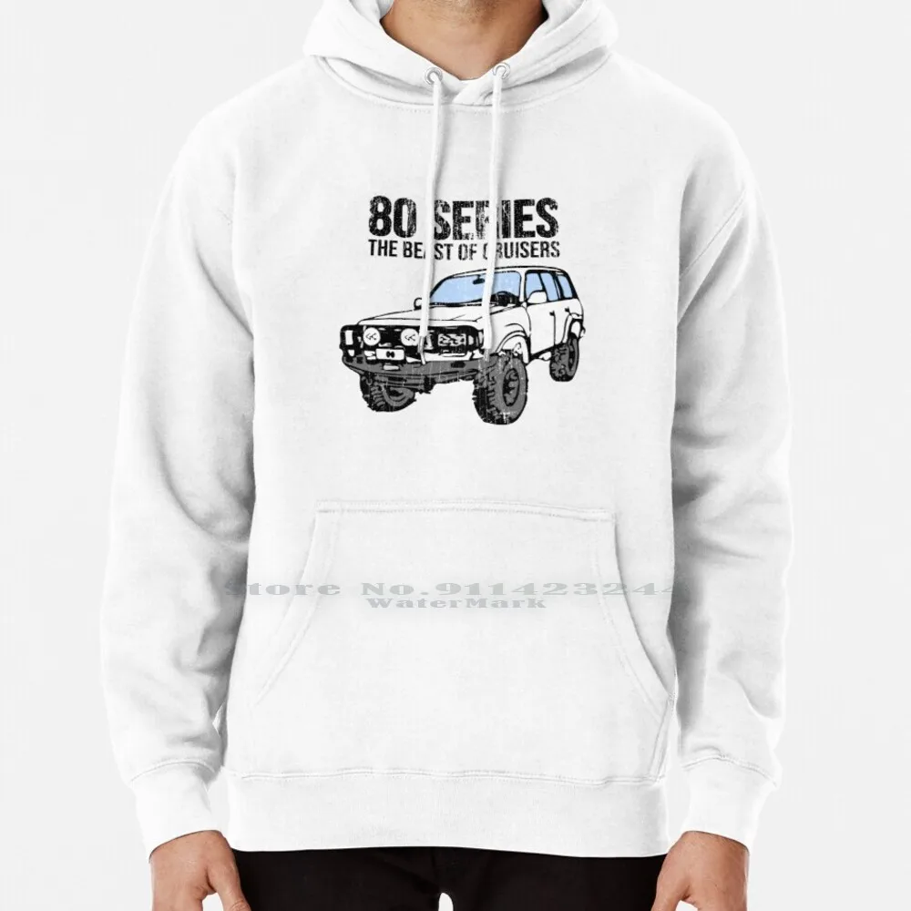 80 Series The Beast Of Landcruisers Hoodie Sweater 6xl Cotton 4x4 4wd Landcruiser Landcruiser 80 80 Series Landcruiser Vinyl