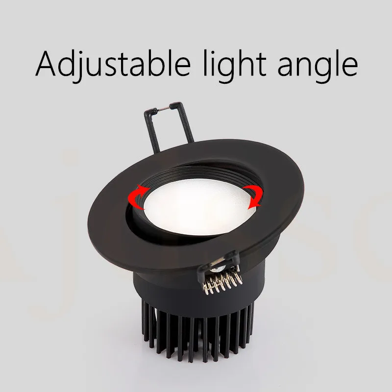 Downlight LED COB Spotlight Ceiling lamp AC85-265V 3W 5W 7W 9W 12W 15W 20W 30W 40W 50W recessed downlights round led panel light