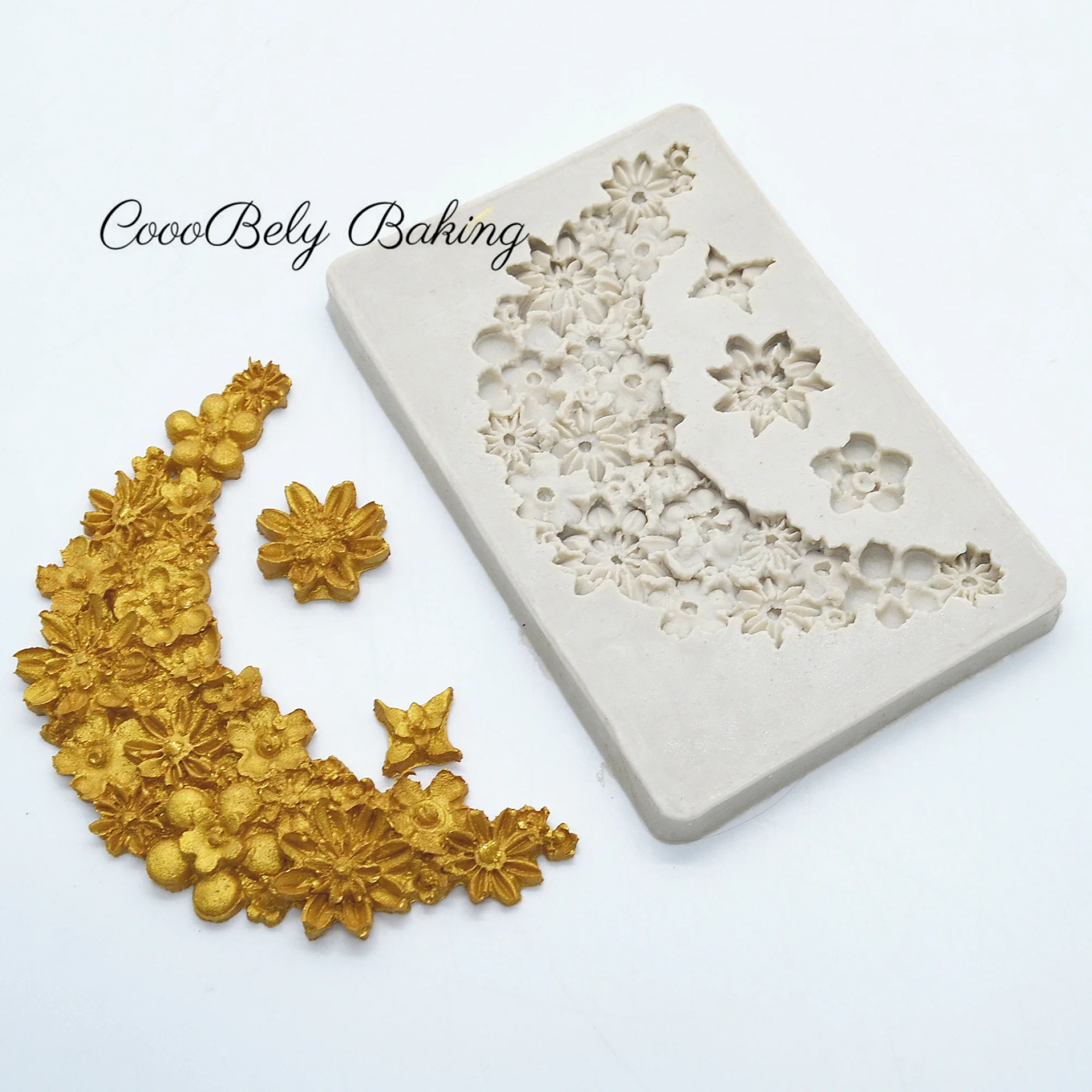 DIY Flowers Silicone Molds For Baking Cake Chocolate Mold Wedding Cake Decorating Tools Fondant Sugarcraft Cake Molds