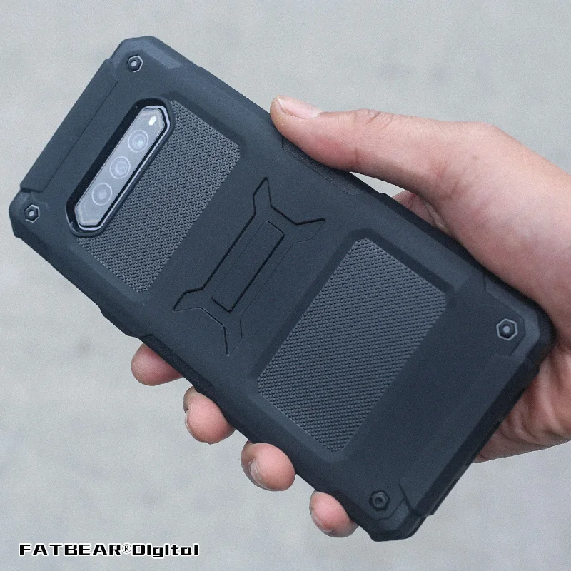 FATBEAR Tactical Military Grade Shockproof Armor Protective Skin Case Cover for Xiaomi Black Shark 5 Pro RS  / 4 4S Pro / 3 3S