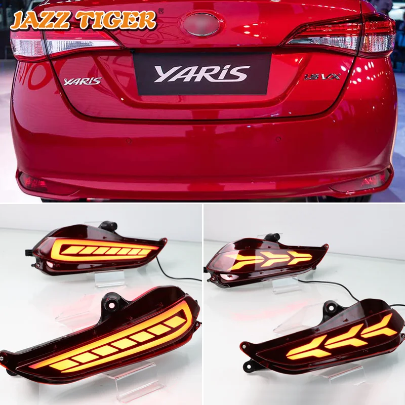 Rear Bumper Lights for Toyota Yaris 2017 2018 Headlights Led Stop Signal for Cars Fog Lights Lada Vesta Reflectors Brake Lamp