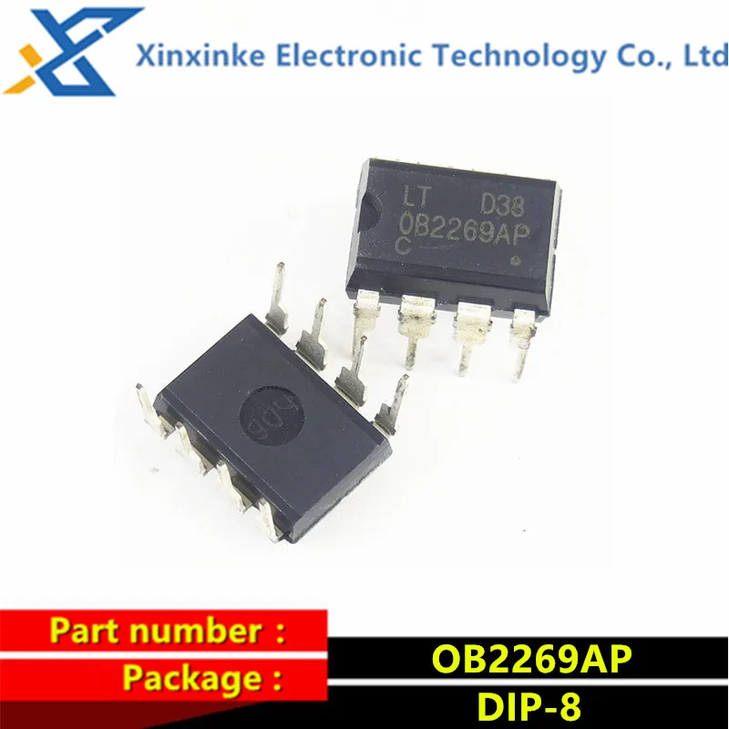 

10PCS OB2269AP OB2269 DIP8 LCD Power Switch Management Chip
