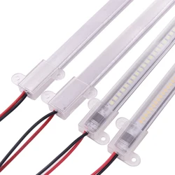 5pcs/lot LED Bar Light Waterproof AC220V 2835 LED Rigid Strip 72 LEDs High Brightness Energy Saving LED Fluorescent Tubes Bar