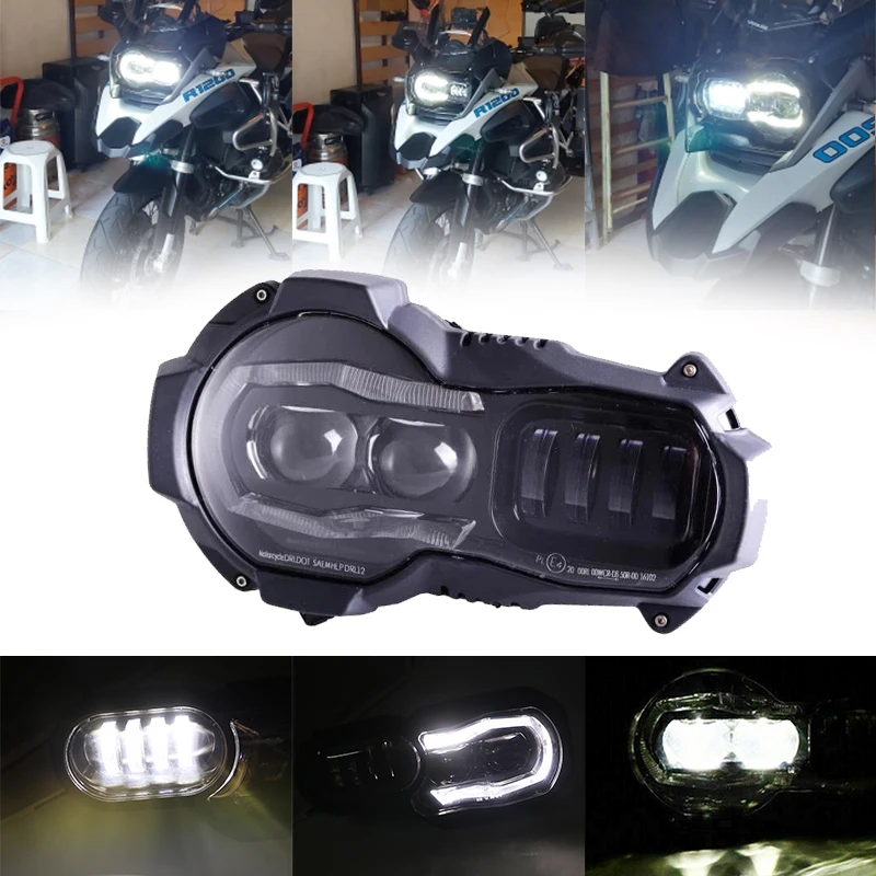 E9 Mark Headlight for BMW R1200GS Adventure 2004-2012 Motorcycle LED HeadLights for BMW GS 1200 GS Adventure Headlight Assembly