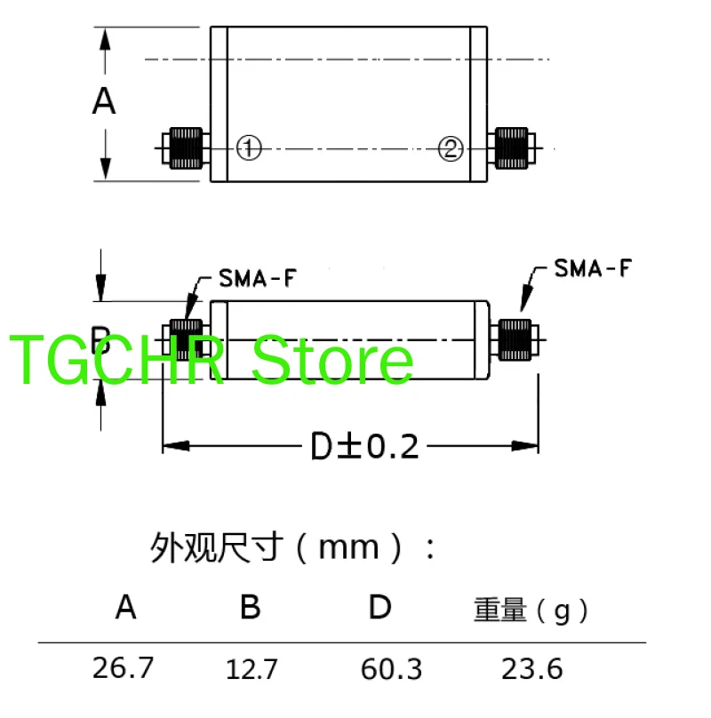 1960mhz/pcs特殊セラミックまつ毛パパスフィルター、パスバンド1930-1990mhz