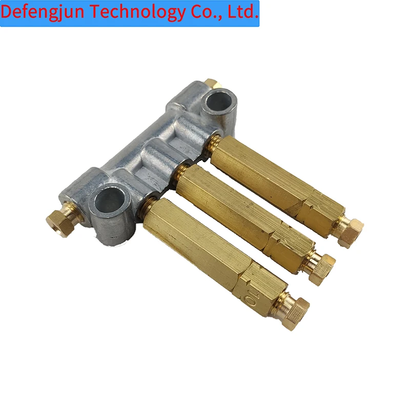 

Adjustable Oil Distributor Sub Block Seperator Valve Divider Machine Tool Accessories For Centralized Lubrication