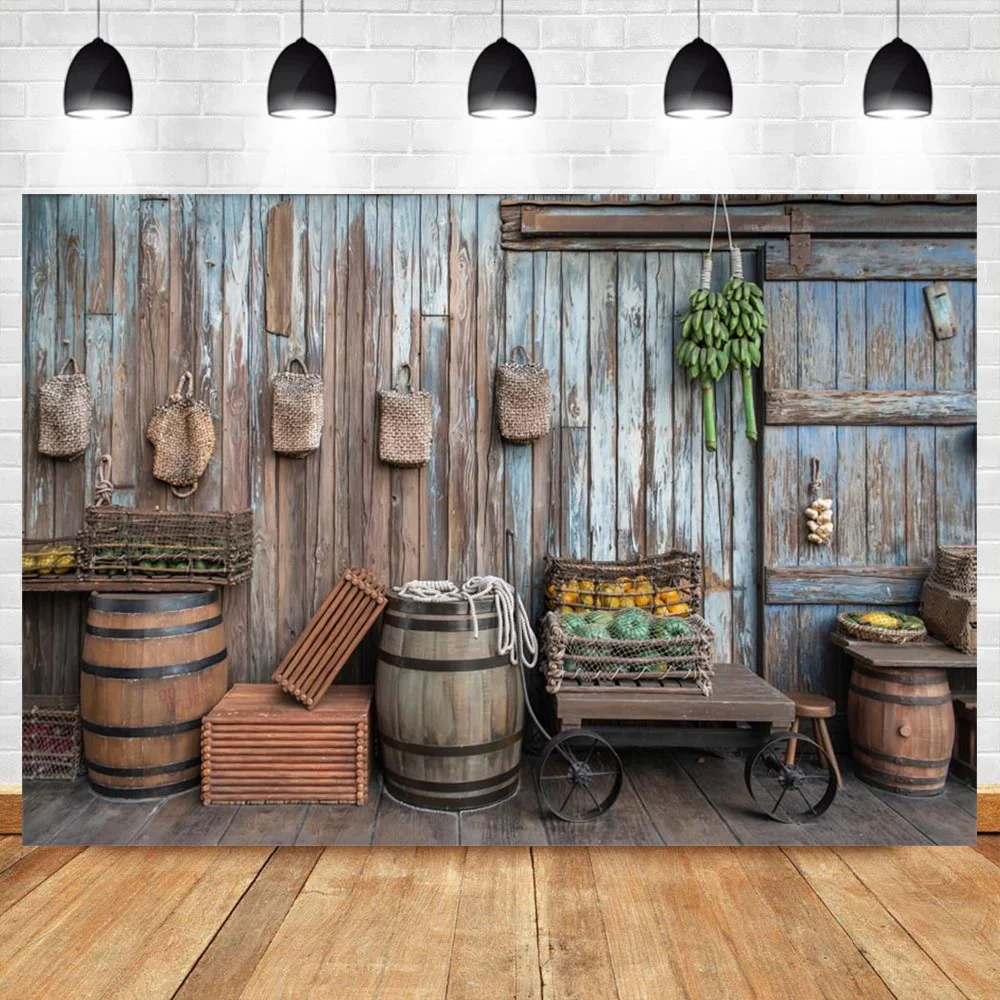 Laeacco Alten Ländlichen Holz Lager Bauernhof Glas Veranda Boden Baby Porträt Foto Hintergründe Fotografie Kulissen Für Foto Studio