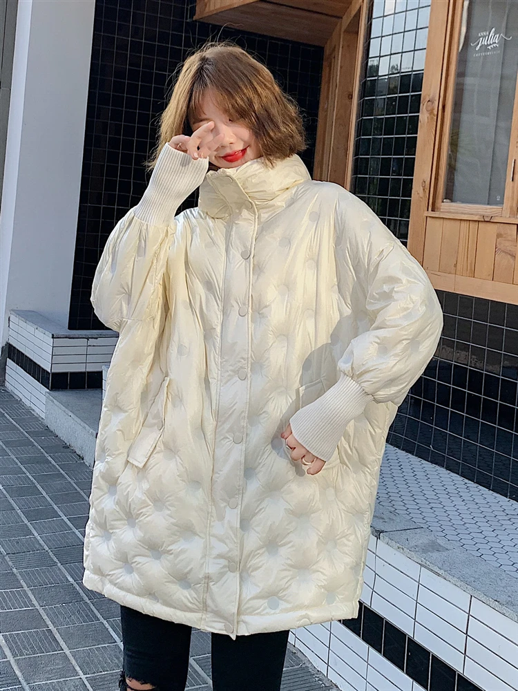 Winter Mantel Weibliche Warme Lange Ente Unten Jacke Frauen Kleidung 2019 Koreanische Elegante Ultra Licht Unten frauen Park Hiver 31318