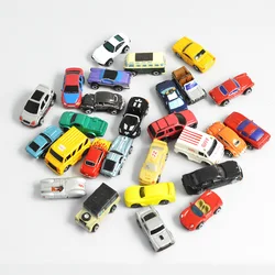 Modelo de carro diecast miniatura, escala 1:150, brinquedos para coleção, mesa de areia, Kits de construção, presentes, escala N, 20 peças