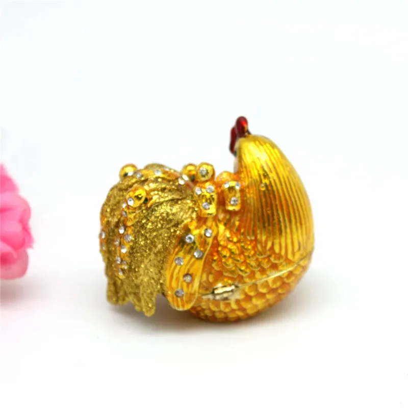 Factory Direct Sale Hen With Chicks Shape Trinket Box Jewelry Storage Box