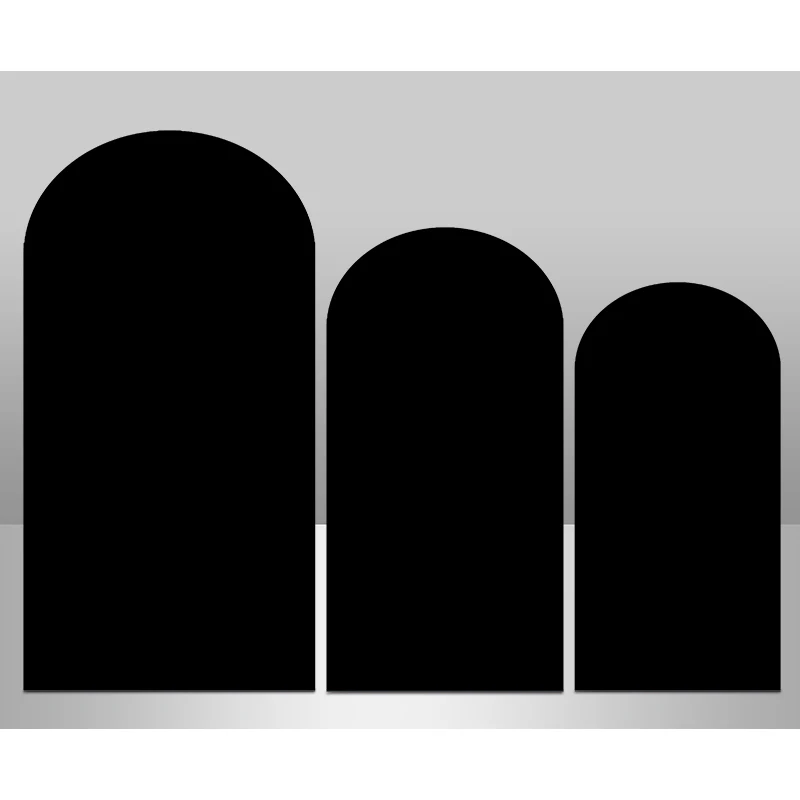 مخصص قوس خلفية غطاء أبيض وردي أسود حفل زفاف عيد ميلاد خلفية الديكور راية تبادل لاطلاق النار صورة واحدة مزدوجة الوجهين