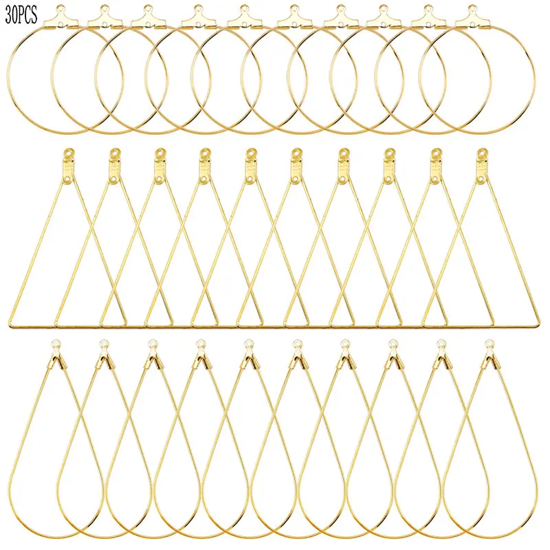 Triangle Earring Hoops for DIY Earring Making Supplies